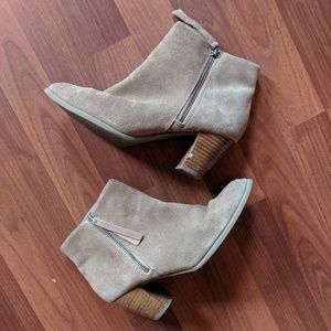Bass suede booties